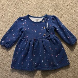 Carter's Blue Floral Kids Dress
